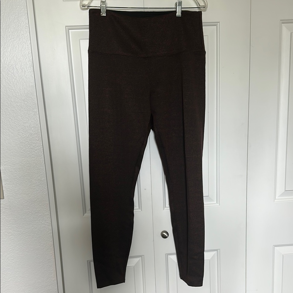Women's Brown High-Waisted Leggings